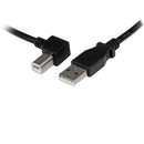 StarTech.com 2m USB 2.0 A to Left Angle B Cable - M-M - American Tech Depot