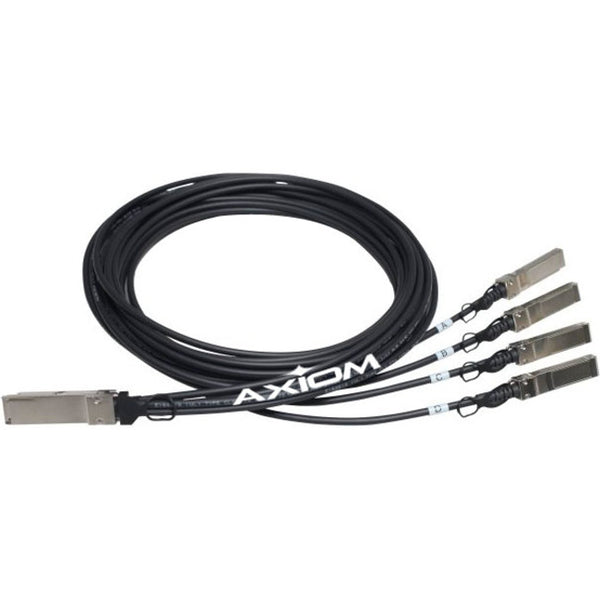 Axiom QSFP+ to 4 SFP+ Passive Twinax Cable 5m - American Tech Depot