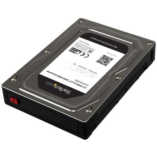 StarTech.com 2.5" to 3.5" SATA Aluminum Hard Drive Adapter Enclosure with SSD - HDD Height up to 12.5mm - American Tech Depot