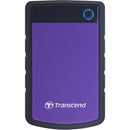 Transcend StoreJet 25H3P 2 TB Portable Hard Drive - 2.5" External - SATA - Purple