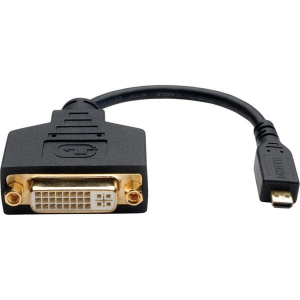 Tripp Lite 6in Micro HDMI to DVI-D Adapter Converter HDMI Male Type D to DVI-D Female 6" - American Tech Depot