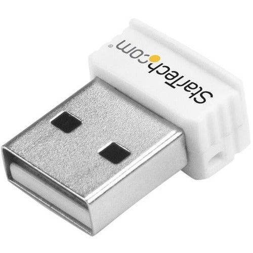 StarTech.com USB 150Mbps Mini Wireless N Network Adapter - 802.11n-g 1T1R USB WiFi Adapter - White - American Tech Depot