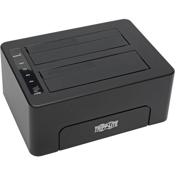 Tripp Lite USB 3.0 SuperSpeed to Dual SATA External Hard Drive Docking Station w- Cloning 2.5in and 3.5in HDD - American Tech Depot