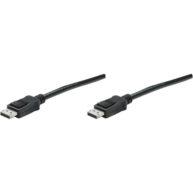 Manhattan DisplayPort Male-Male Monitor Cable, 6.6', Black - American Tech Depot