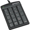 Manhattan USB Numeric Keypad with 18 Full-size keys