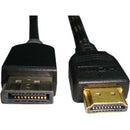 Unirise 6ft Displayport Male to HDMI Male Cable - American Tech Depot