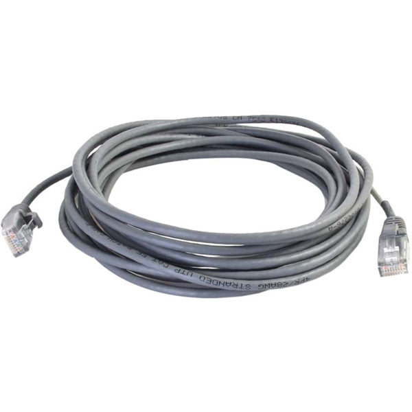 C2G 2ft Cat5e Snagless Unshielded (UTP) Slim Network Patch Cable - Gray - American Tech Depot
