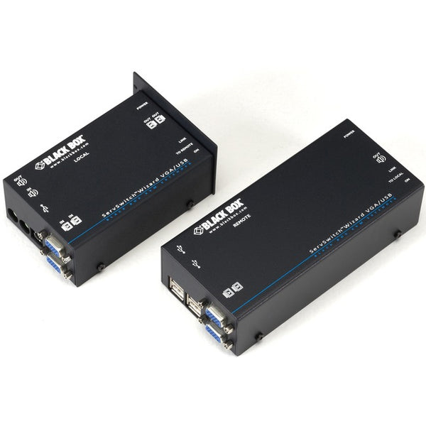 Black Box ServSwitch Wizard USB KVM Extender with Dual-Head VGA and Audio