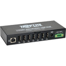 Tripp Lite 7-Port Rugged Industrial USB 2.0 Hi-Speed Hub w 15KV ESD Immunity Metal Mountable - American Tech Depot