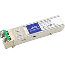 AddOn Cisco GLC-FE-100ZX Compatible TAA Compliant 100Base-ZX SFP Transceiver (SMF, 1550nm, 80km, LC)