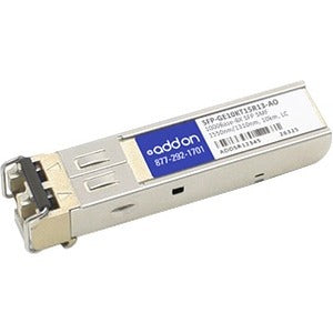 AddOn Juniper Networks SFP-GE10KT15R13 Compatible TAA Compliant 1000Base-BX SFP Transceiver (SMF, 1550nmTx-1310nmRx, 10km, LC, DOM)