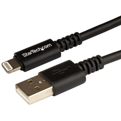 StarTech.com 3m (10ft) Long Black Apple® 8-pin Lightning Connector to USB Cable for iPhone - iPod - iPad - American Tech Depot