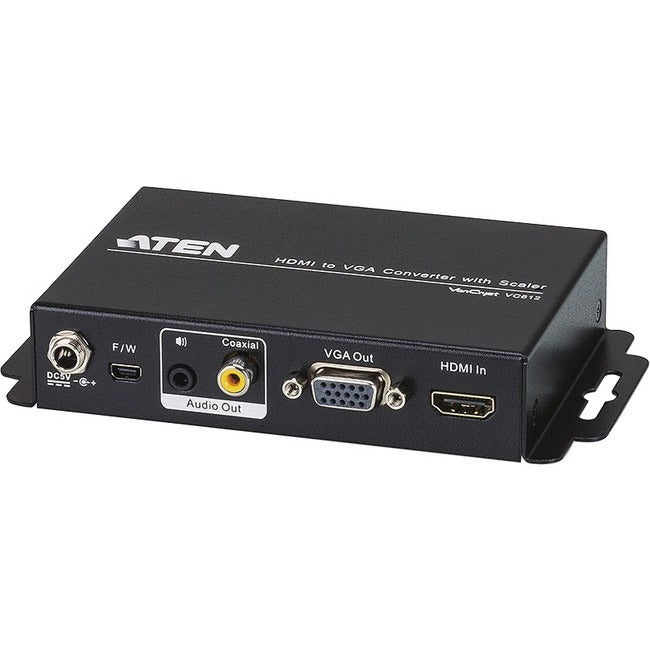 VanCryst VC812 HDMI to VGA Converter with Scaler-TAA Compliant - American Tech Depot