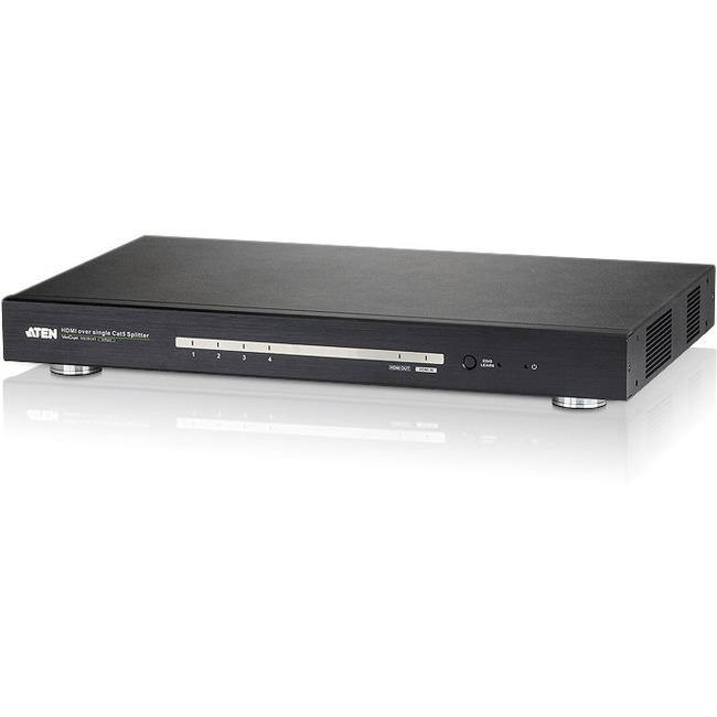 ATEN 4-Port HDMI Over Single Cat 5 Splitter-TAA Compliant - American Tech Depot