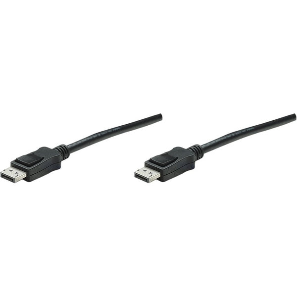Manhattan DisplayPort Male-Male Monitor Cable, 3.3', Black - American Tech Depot