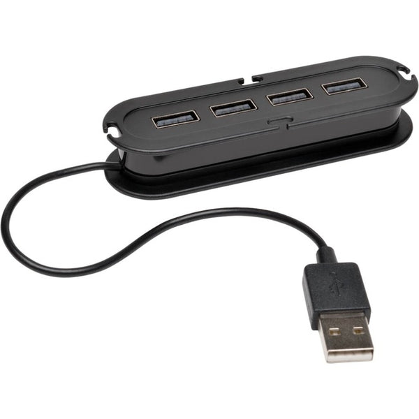 Tripp Lite 4-Port USB 2.0 Compact Mobile Hi-Speed Ultra-Mini Hub w- Cable - American Tech Depot