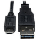 Tripp Lite 6in USB 2.0 High Speed Cable Reversible A to 5Pin Micro B M-M - American Tech Depot