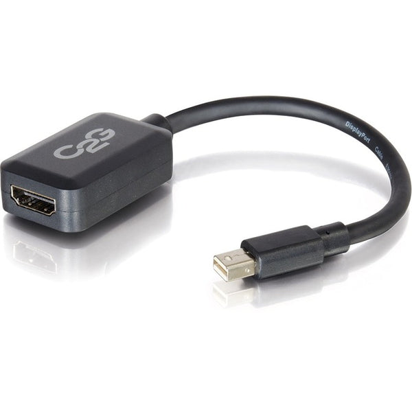 C2G 8in Mini DisplayPort to HDMI Adapter-Thunderbolt to HDMI Converter-Black - American Tech Depot