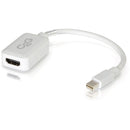 C2G 8in Mini DisplayPort to HDMI Adapter-Thunderbolt to HDMI Converter-White - American Tech Depot