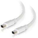 C2G 6ft Mini DisplayPort Cable M-M - White - American Tech Depot