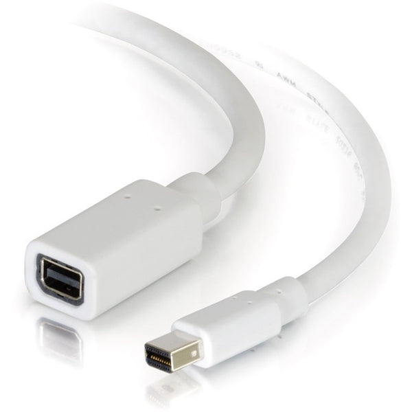 C2G 6ft Mini DisplayPort Extension Cable M-F - White - American Tech Depot
