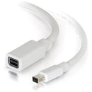 C2G 10ft Mini DisplayPort Extension Cable M-F - White - American Tech Depot