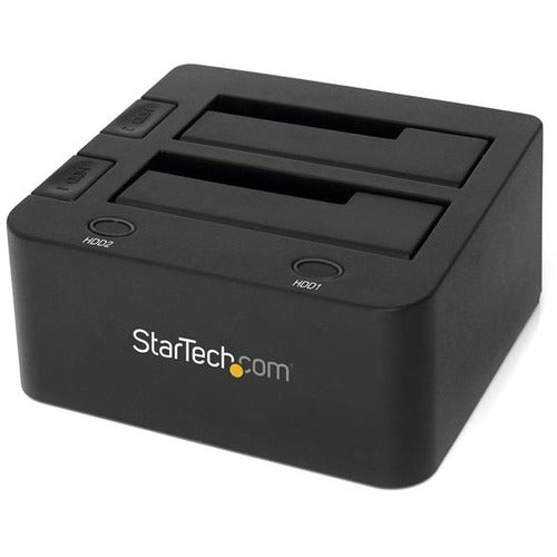 StarTech.com USB 3.0 Dual Hard Drive Docking Station with UASP for 2.5-3.5in SSD - HDD - SATA 6 Gbps - American Tech Depot