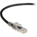 Black Box GigaBase 3 CAT5e 350-MHz Lockable Patch Cable (UTP), Black, 50-ft. (15.2-m) - American Tech Depot