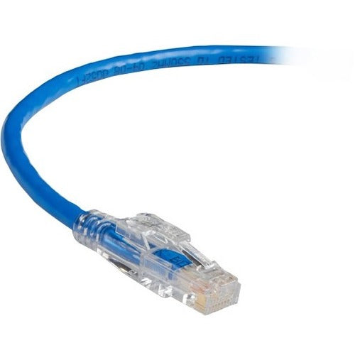 Black Box GigaBase 3 CAT5e 350-MHz Lockable Patch Cable (UTP), Blue, 10-ft. (3.0-m) - American Tech Depot