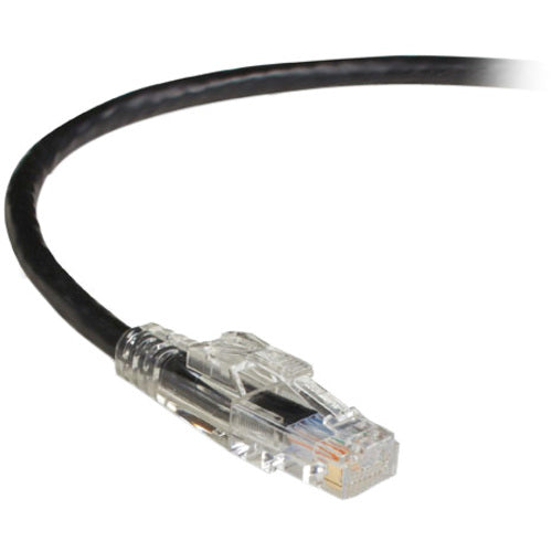 Black Box GigaTrue 3 CAT6 550-MHz Lockable Patch Cable (UTP), Black, 20-ft. (6.0-m) - American Tech Depot