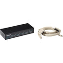 Black Box ServSwitch DT DVI 4-Port with Emulated USB Keyboard-Mouse Kit