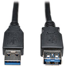 Tripp Lite 6ft USB 3.0 SuperSpeed Extension Cable A Male to A Female Black - American Tech Depot