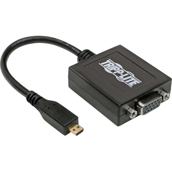 Tripp Lite Micro HDMI to VGA Adapter Converter with Audio Smartphone - Tablet - Ultrabook - American Tech Depot