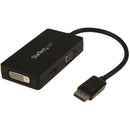 StarTech.com Travel A-V adapter: 3-in-1 DisplayPort to VGA DVI or HDMI converter - American Tech Depot