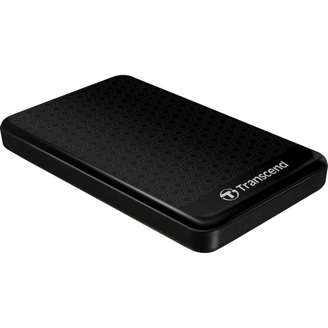 Transcend StoreJet 25A3 2 TB Portable Rugged Hard Drive - 2.5" External - SATA - Black