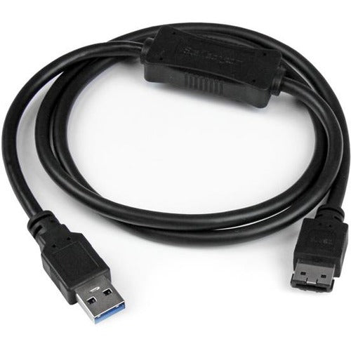 StarTech.com USB 3.0 to eSATA HDD - SSD - ODD Adapter Cable - 3ft eSATA Hard Drive to USB 3.0 Adapter Cable - SATA 6 Gbps - American Tech Depot