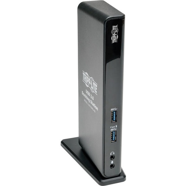 Tripp Lite USB 3.0 Laptop Dual Head Dock Station HDMI DVI Video Audio USB RJ45 Ethernet - American Tech Depot