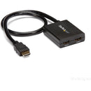 StarTech.com HDMI Splitter 1 In 2 Out - 4k 30Hz - 2 Port - Supports 3D video - Powered HDMI Splitter - HDMI Audio Splitter