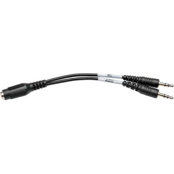Tripp Lite 6in 4-Position Female to 3x2-Position Male Audio Headset Splitter Adapter 3.5mm 6" - American Tech Depot