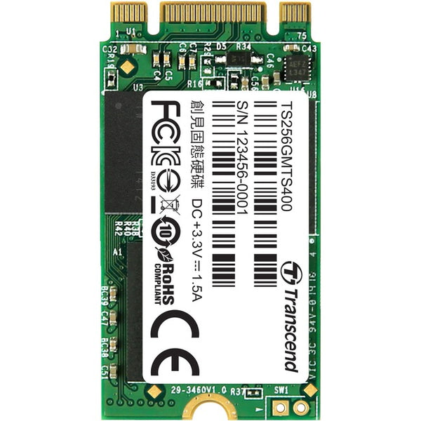 Transcend MTS400 256 GB Solid State Drive - M.2 Internal - SATA (SATA-600)