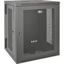 Tripp Lite 15U Wall Mount Rack Enclosure Server Cabinet Hinged Wallmount - American Tech Depot