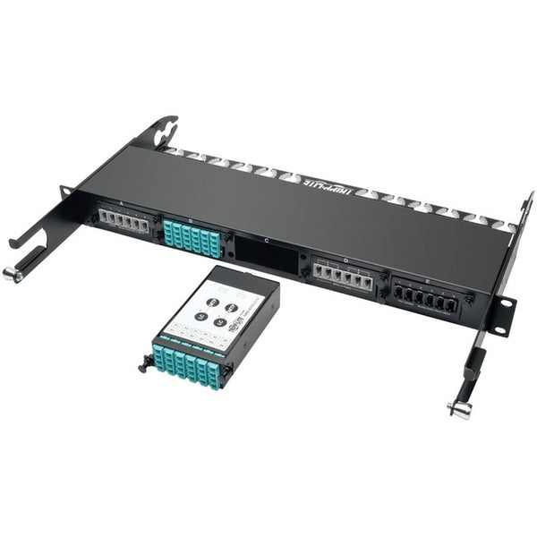 Tripp Lite 12-Fiber Patch Panel 2 MTP-MPO to 12 LC 10Gb Breakout Cassette - American Tech Depot