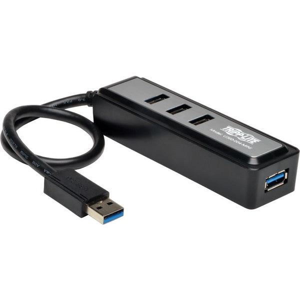 Tripp Lite Portable USB 3.0 SuperSpeed Mini Hub - 4-Port - American Tech Depot