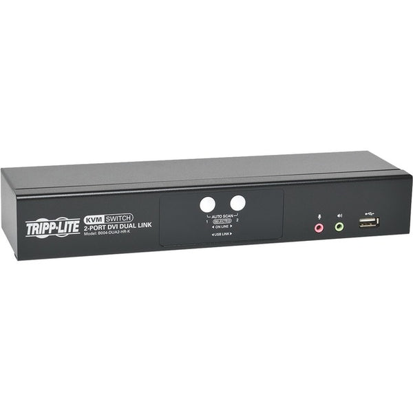 Tripp Lite 2-Port DVI Dual-Link - USB KVM Switch w- Audio and Cables - American Tech Depot