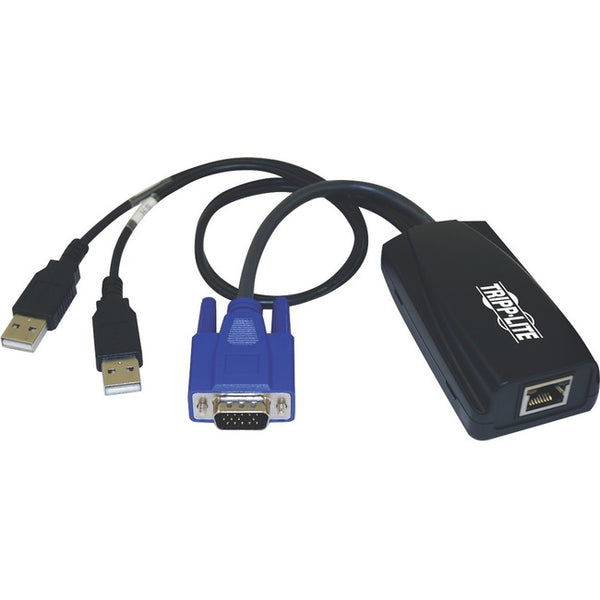 Tripp Lite KVM Switch USB Server Interface Unit Virtual Media HD15 USB RJ45 - American Tech Depot