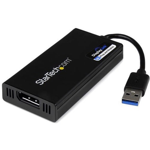 StarTech.com USB 3.0 to 4K DisplayPort External Multi Monitor Video Graphics Adapter - DisplayLink Certified - Ultra HD 4K - American Tech Depot