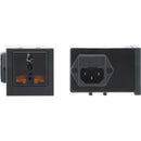 Kramer Electronics Tbus-201xl Single Power Sockets Are Available In Country-specific Modules.
