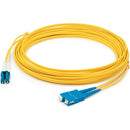 AddOn 3m LC (Male) to ASC (Male) Yellow OS2 Duplex Fiber OFNR (Riser-Rated) Patch Cable - American Tech Depot