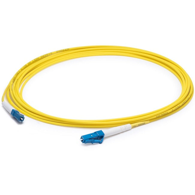 AddOn 10m LC (Male) to LC (Male) Yellow OS2 Simplex Fiber OFNR (Riser-Rated) Patch Cable - American Tech Depot