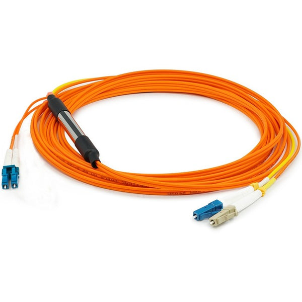 AddOn 1m LC (Male) to LC (Male) Orange OM1 & OS1 Duplex Fiber Mode Conditioning Cable - American Tech Depot